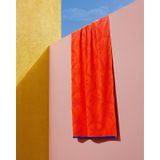 Madame Coco Palmie %100 Pamuk Plaj Havlusu - Turuncu - 70x150 Cm 8684427222836 Turuncu