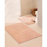 Madame Coco Panier Pudra 60x100 cm 2'li Banyo Paspası