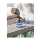 Madame Coco Pierretta-Colourful 4'lü Su Bardağı Seti - Soft Mavi - 380 ml