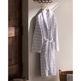 Madame Coco Pile Hamam Unisex Bornoz - S - M - Mavi