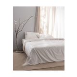 Madame Coco Relief King Size %100 Pamuk Bağlamalı Çarşaflı Nevresim Takımı - Ekru/Kırmızı
