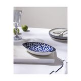 Madame Coco Reve Bleu Reneta Oval Tabak - 19 cm - Mavi/Beyaz