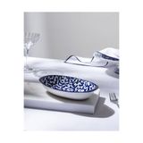 Madame Coco Reve Bleu Reneta Oval Tabak - 22 cm - Mavi/Beyaz