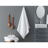 Madame Coco Riz Jakarlı Beyaz 80x150 cm Banyo Havlusu