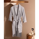 Madame Coco Roesia Şalyaka Kadın Bornoz - Gri - L - XL