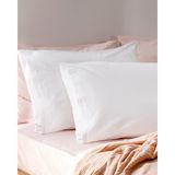Madame Coco Ronny %100 Pamuk Yastık Kılıfı - Beyaz - 50x70