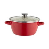 Madame Coco Salentino Kızartma Tenceresi - Kırmızı - 22 Cm 8684427212189 Kırmızı