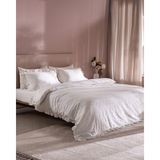 Madame Coco Saule King Size %100 Pamuk Brodeli Çarşaflı Nevresim Takımı - Beyaz - 240 x 220 cm