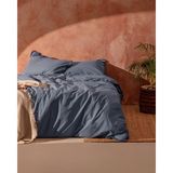 Madame Coco Sona Çift Kişilik Püsküllü Çarşaflı Nevresim Takımı - 200 x 220 cm - Indigo