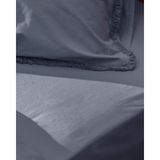 Madame Coco Sona King Size Püsküllü Çarşaflı Nevresim Takımı - Indigo - 240 x 220 cm