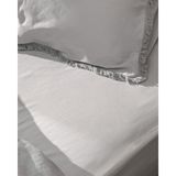 Madame Coco Sona Püsküllü Gri King Size 240x220 cm Nevresim Takımı