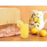 Madame Coco STD White Leaves Musette 4 Lü Meşrubat Bardağı Seti - 365 ml Klas