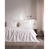 Madame Coco Tiny Çift Kişilik %100 Pamuk Ranforce Nevresim Takımı - Bej - 200 x 220 cm