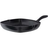 Madame Coco Titanium Professional 28 cm Siyah Izgara Tava Titanyum Kaplama ile Kolay Temizlik Sağlar