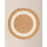 Madame Coco Vernal Yuvarlak Kilim - Naturel/krem - 100 Cm 8684427228593 Çok Renkli