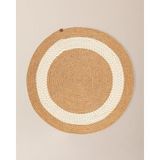 Madame Coco Vernal Yuvarlak Kilim - Naturel/Krem - 100 cm