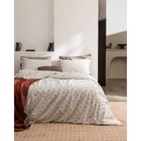 Madame Coco Veronique Tek Kişilik %100 Pamuk Ranforce Baskılı Nevresim Takımı - Bej/haki - 160 x 220 cm - Bej - Haki