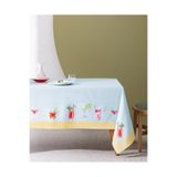 Madame Coco Vienne Polycotton Masa Örtüsü - Renkli - 150x150 cm