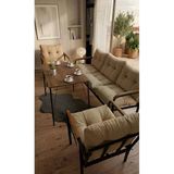 Madame Home Açelya Balkon, Bahçe, Cafe - Salon - Metal Kanepe Koltuk Takımı 3+1+1 + Masa Açık Gri
