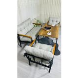 Madame Home Gri Manolya Oturma Gurubu 2-1-1 Masa