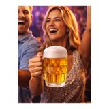 MADAME LUDA Premium Kulplu Bira Bardağı/2 Adet-560 CC-ML.