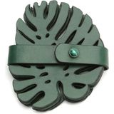 Madame Malachite Curiosity Yeşil 6lı Deri Bardak Altlığı - Standart