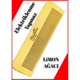 Madame Naturel %100 Doğal Ahşap Tarak(Dar Dişli )(Limon Ağacı) ( Suya Dayanıklı)
