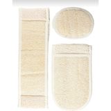 Madame Naturel %100 Doğal Kabak Lifi 3'lü Banyo Seti