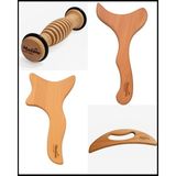 Madame Naturel 4`lü Ahşap Masaj Seti (Islak Kuru Kullanıma Uygun+ Kayın Ağacı)