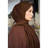 Madame Polo Bambu Kraş Şal - Kakao
