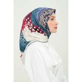 Madame Polo Desenli Rayon Eşarp Günlük Kırışmayan Kaymaz 90x90cm