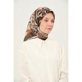 Madame Polo Trend Rayon Eşarp Çok Renkli Kırışmayan Desenli 90x90 cm