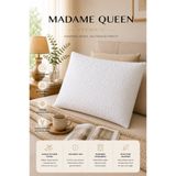 MADAME QUEEN Premium Yastık Alezi Kapitoneli Fermuarlı Yumuşak Doku 50x70cm