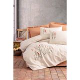 Madame Suzie de paris Cb Brode Ranforce Nevresim Takımı Maıa Karamel Çift Kişilik - 200 x 220 cm