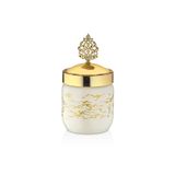 MadaMelya Jar Spice 3 Adet Baharat Kavanoz Seti Mermer Desen 425 CC