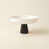 Madas Noir Brüksel Meyvelik - Beyaz / Siyah - 24 cm - Montajsız - Beyaz - Siyah