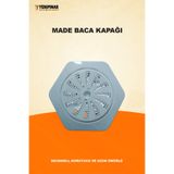MADE Baca Kapağı Cam Menfezi Beyaz Renk | Havalandırma Amaçlı, Dayanıklı ve Pratik