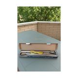 Made Balkon Çamaşır Kurutmalığı, Alüminyum, Kare, Sabit, Yüksek Kalite, Dayanıklı Çamaşırlık, 5m Kaplamalı Ip Dahil - 000-Siyah - Option-1