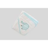Made By Sade Fil Desen Büyük Boy Mint Yeşil Bebek Havlusu - Beyaz - 0 - 4 Yaş