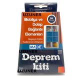 Made Deprem Kiti Mobilya Dolap Sabitleme Aparatı Seti 56 Parça