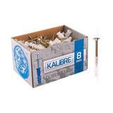 Made Kalibre Dübel 100'lü Takım Beyaz