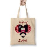 Made Of Love Garnet Wedding Version Steven Universe Bez Çanta Uzun Saplı - Açık Bej - 40 X 40
