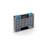 Made Slim Organizer 23 Bölmeli, Şeffaf, Düzenleyici Kutu, Polipropilen Malzeme, Çekmece Içi ve Masaüstü Kullanım Için, Hafif Taşınabilir, Saklama Kutusu - Option-1