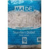 Made Standart Beyaz 10 mm Dübel