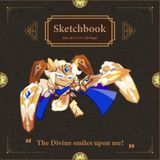 Madeleine Cookie Sketchbook: Kingdom Run Drawing Journal with 120 blank pages in an 8.5 x 8.5 Art Doodle Pad for kids teens and creative artists