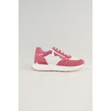 Madeleine Pudra Pembe Deri Kadın Sneakers, Deri, Günlük Ayakkabı, Spor Ayakkabı 24040 - Fuşya