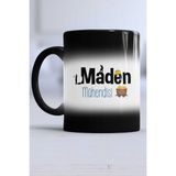 Maden Mühendisi Hediye Kupa Bardak Sihirli - 1 Adet - 300 ml - Siyah