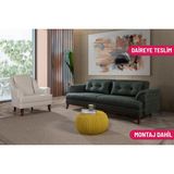 Madera Koltuk Takımı Keten Yeşil