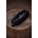 Maderiva Leather Deri Süet Kalemlik - Siyah