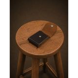 Maderiva Leather El Yapımı Hakiki Deri Minimalist Kartlık Cüzdan Viento - Koyu Kahve